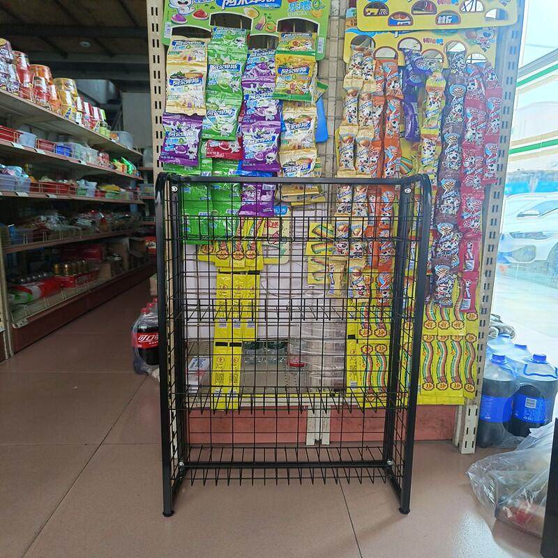 包邮超市零食货架小食品架子收银台面包饮料架槟榔口香糖展示架