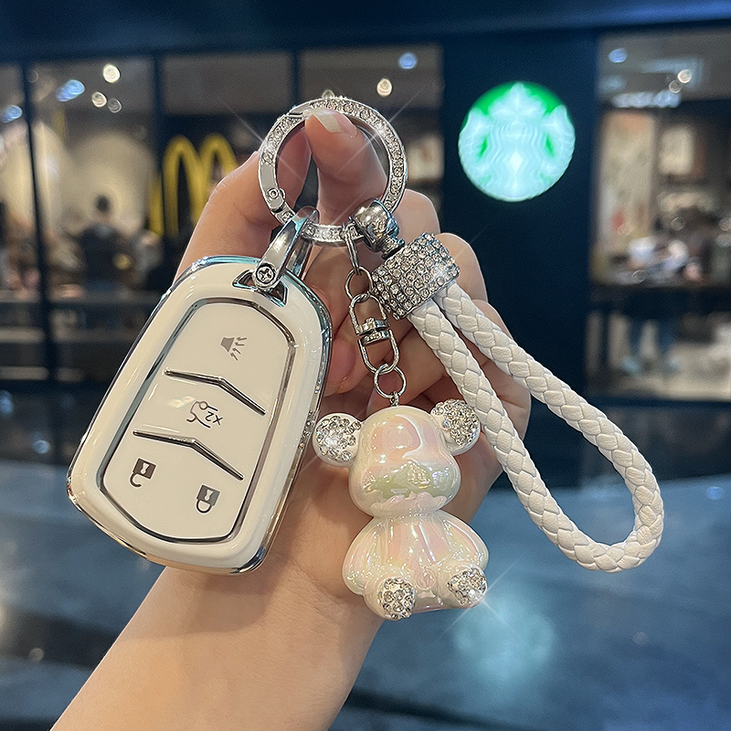 适用2025款凯迪拉克xt5钥匙套ct4 ct5 ct6 xt4 xt6 xts srx女atsl