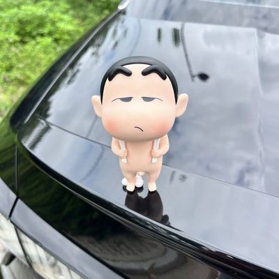 新款车尾部搓澡蜡笔小新汽车载