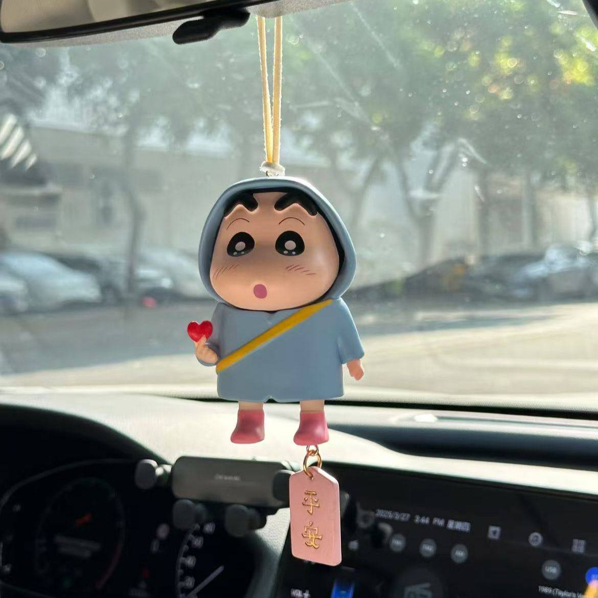 蜡笔小新车载挂件挂饰书包汽车钥匙车内装饰手办玩偶摆件创意礼物,汽车用品/电子/清洗/改装,车挂,淘宝优惠券,粉丝福利购,淘宝优惠卷