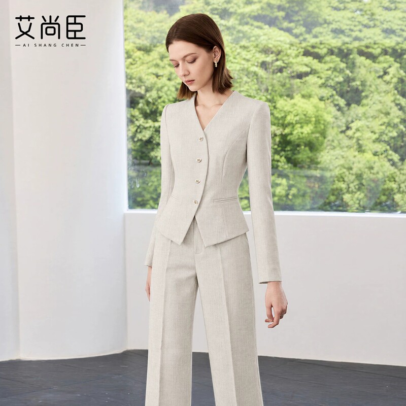 艾尚臣高级感西装套装女面试正装
