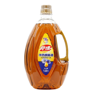 华建诚鑫 纯香胡麻油1.8L 华健亚麻籽油胡麻油植物油食用油