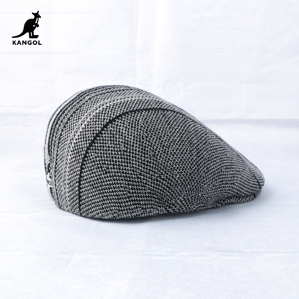 KANGOL504袋鼠条纹复古贝雷帽