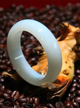 【高端玉手镯】熙立新疆和田玉羊脂玉白肉细腻富贵镯女人最爱