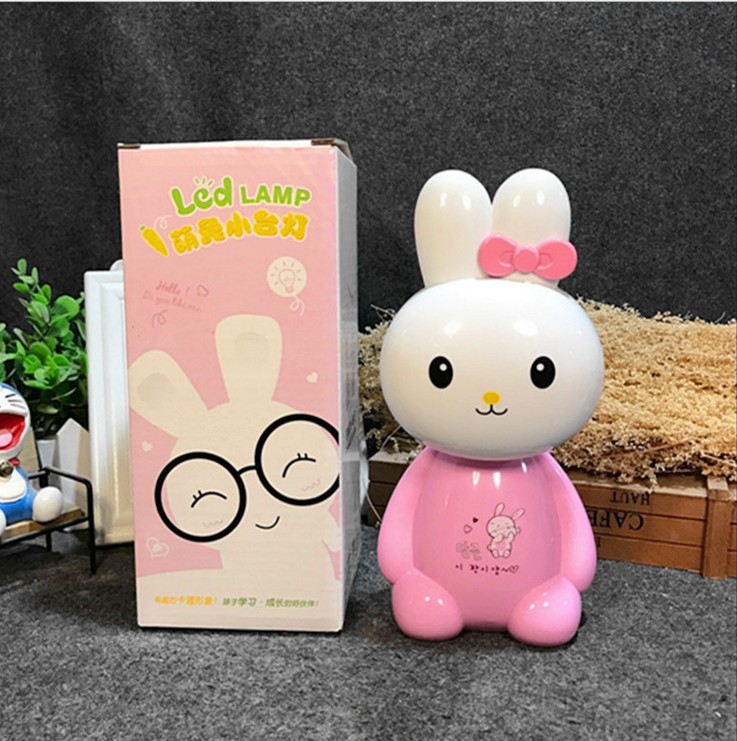 customized logo Cartoon Large white charge energy conservation Eye protection LED Learning Light Telescoping fold children Gift table lampin the Decoration main material , Lamps , Nightlight  category - from Buy2taobao.com to provide professional Taobao agent buy service