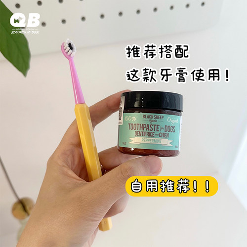 Blacksheep宠物椰油薄荷专用牙膏狗狗去除口气口臭清洁齿垢牙结石