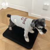 宠物狗狗猫咪冬雪纳瑞泰迪比熊两脚打底衣衫 T恤加绒加厚保暖秋衣