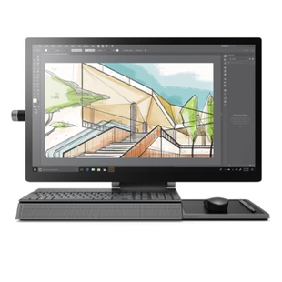 纤维刚化高清防刮花防蓝光护眼膜 专用联想Yoga 书写类纸膜 27英寸一体机屏贴膜 防反光磨砂贴膜 A940