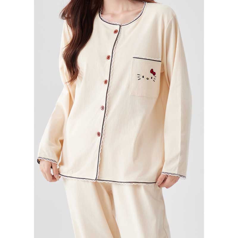 150cm小个子睡衣年秋冬纯棉翻领长袖长裤可外穿家居服套装xxs码