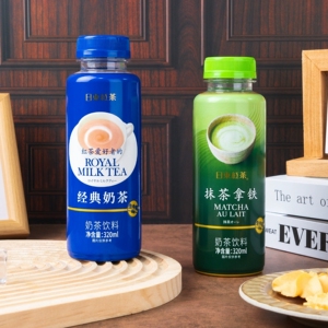 日东红茶原味经典奶茶茉莉花香抹茶拿铁生牛乳饮料320ml瓶装即饮