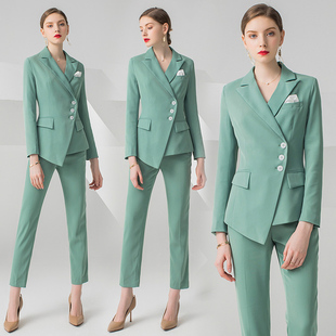 珠宝店销售顾问工作服美容院职业套装女士文秘行政爱尚臣商务正装