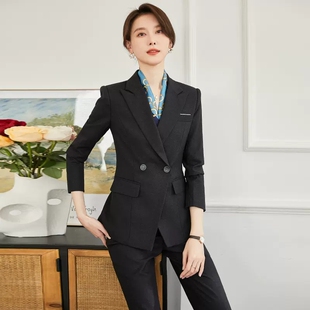 艾尚臣置业顾问客服职业装女春爱尚臣西装套装物业经理珠宝工作服