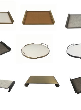 新中式创意样板间售楼部摆件