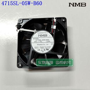NMB B60全新原装 05W IP55防水直流风扇 1.20A 12038 24V 4715SL