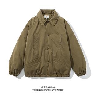 工装 EMP 男士 新款 多口袋棉服潮牌情侣休闲外套潮日系保暖棉衣 冬季