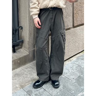 男女宽松百搭Cleanfit休闲长裤 EMP 裤 复古高街多口袋机能工装 美式