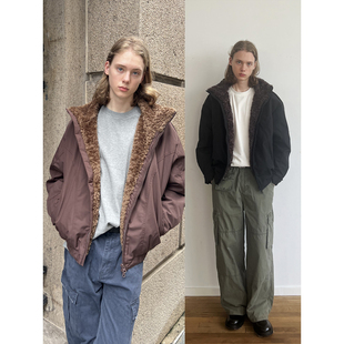 座山雕毛领保暖外套 立领轻薄羽绒服男潮复古短款 EMP 90白鸭绒冬季