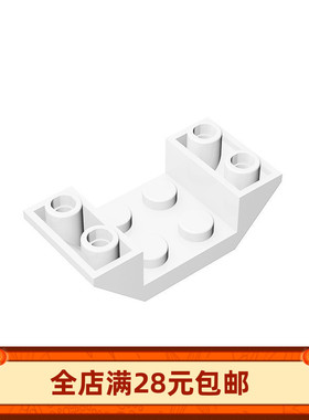 4871 18975国产科技教育积木零件 4x2反向斜坡面砖