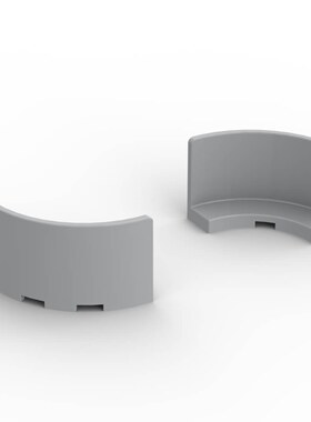 小颗粒积木MOC 3535 3x3x2索道护栏窗台弧形墙板拼装玩具零配件