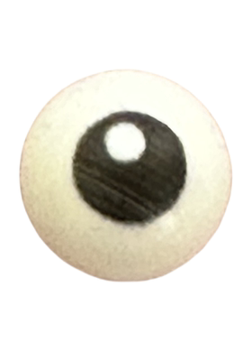 小颗粒积木MOC 32474pr1001 pb002 印刷带眼睛眼球转向连接件配件