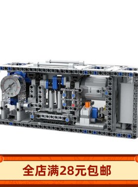 MOC-73513空气压缩机电动气泵科技小颗粒积气动拼装玩具模型