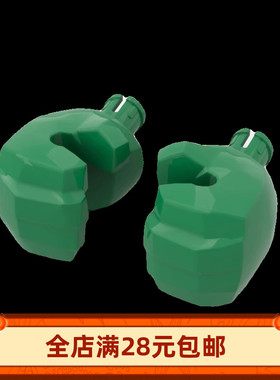 小颗粒积木MOC 10126 10127 怪物大人仔左右大手拼装玩具零配件