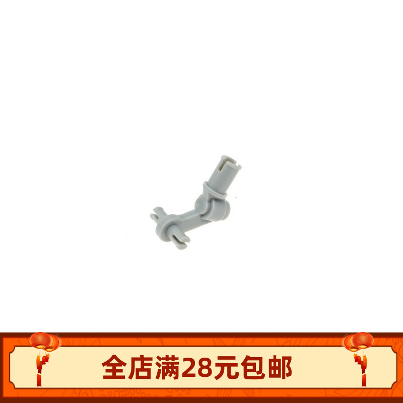 国产小颗粒积木DIY兼容61483零配件飞机起落架摩托车转向轮轴