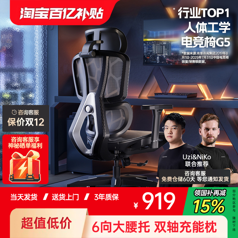 [限时价]傲风G5人体工学电竞网椅