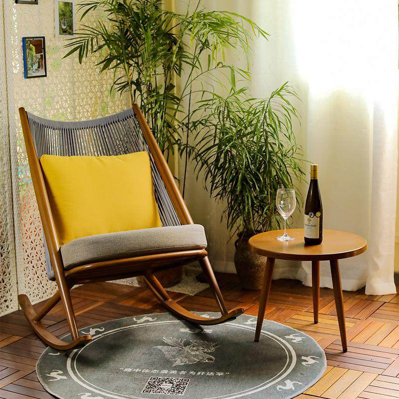 馨宁居阳台摇摇椅户外摇椅家用客厅懒人休闲椅摇摆椅遥遥躺椅睡椅