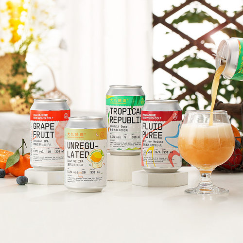 大九酿造无序浑浊啤酒流体果泥