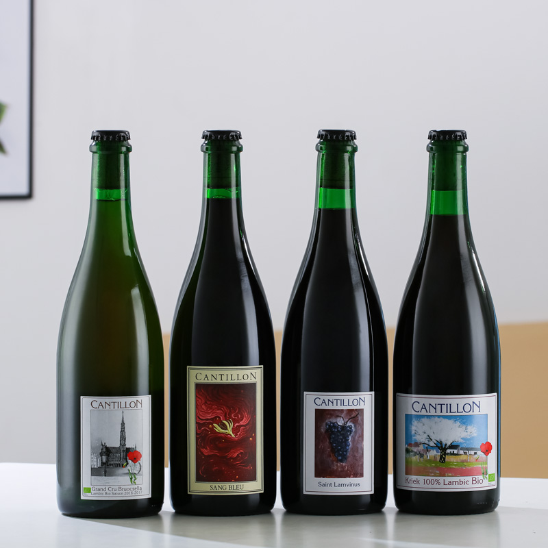 比利时紫梅洛水果克里克贵兹兰比克布鲁塞尔精酿啤酒康缇雍
