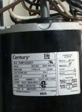 供应美国A.O.SMITH斯密斯JB1R048N冷却风机