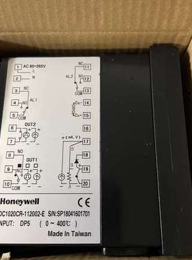 现货Honeywell程序控制器DC1020CR-112002-E