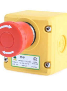 供IDEM紧急按钮开关拧动重置复位红色圆形按钮头2常闭常开230001