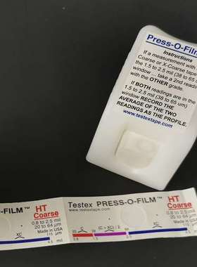 TESTEX粗糙度复制胶带Coarse E122B粗糙度测试带又称锚纹纸拓片纸
