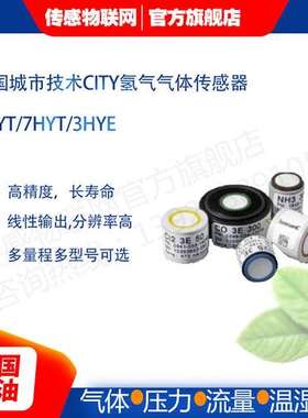氢气H2 英国城市技术CITY  4HYT  7HYT氢气气体传感器