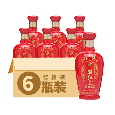 精装中国红42度整箱特价纯粮食酒