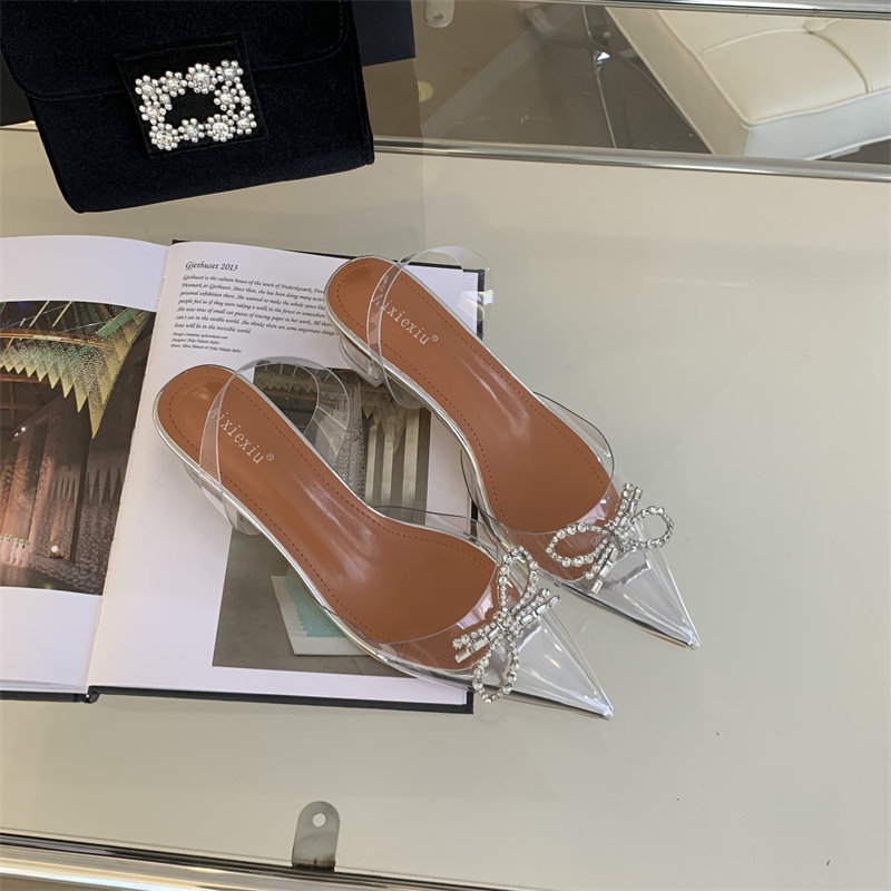 2026四季鞋水杯跟水钻搭扣透明女包头鞋 -码,女鞋,包头拖,淘宝优惠券,粉丝福利购,淘宝优惠卷