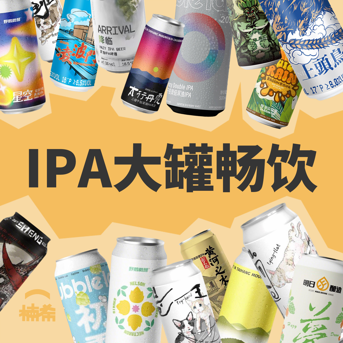 【楠希小馆】IPA大罐国产精酿啤酒或不凡野鹅微醺大九酿造制乐厂,酒类,啤酒,淘宝优惠券,粉丝福利购,淘宝优惠卷