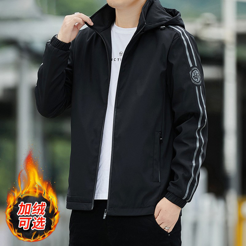 保暖棉衣2025秋冬季新款男士商务休闲上衣潮流加绒加厚夹克外套男