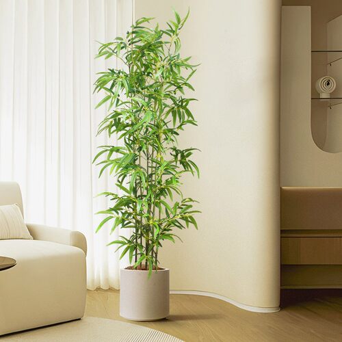 禅意仿真竹植物隔断屏风假绿植