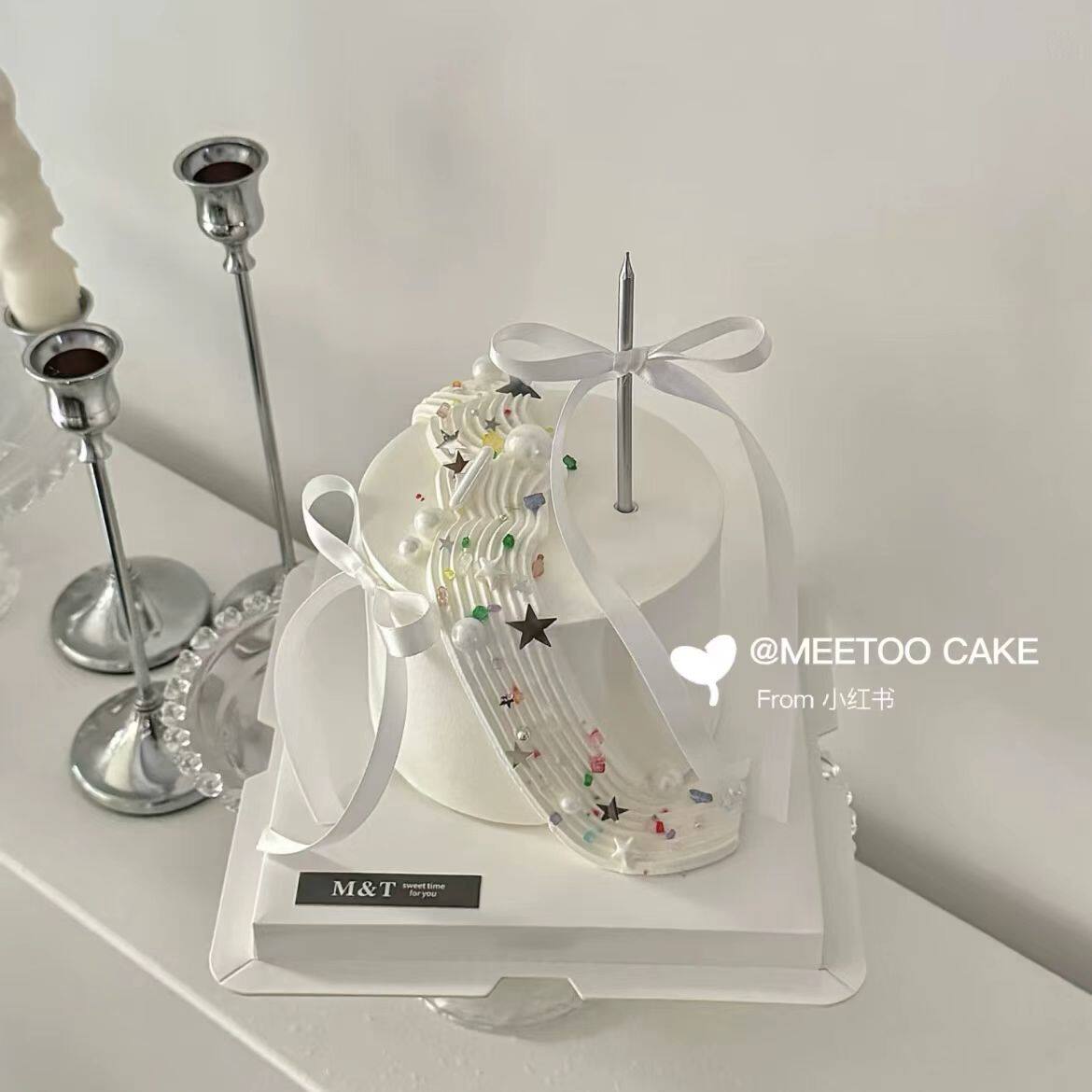 网红ins彩色钻石水晶糖珠光彩砂糖丝带仙女生日甜品插件蛋糕装饰