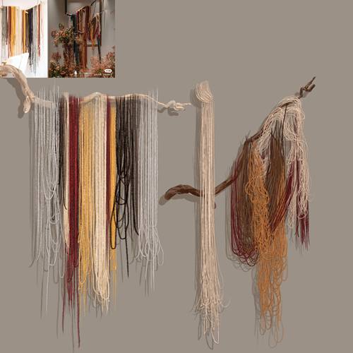 b424彩色毛线挂布素材psd分层文件婚礼效果图素材婚礼道具素材