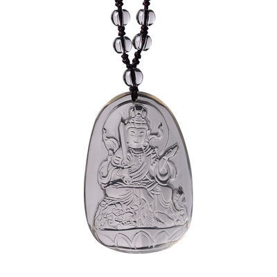 属兔文殊菩萨护身符吊坠