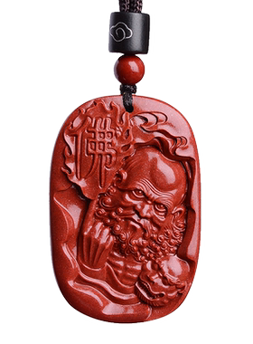 正品保真朱砂女项链男女吊坠