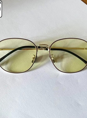 黄色镜片眼镜防蓝光电脑镜手机护目近视镜开学防控安叶光学AN E