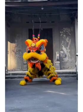 表演舞狮大圣醒狮狮头纯羊毛狮头头毡孙悟空头毡美猴王悟空狮直销