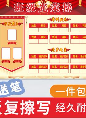 班级文化布置光荣榜装饰墙贴展示