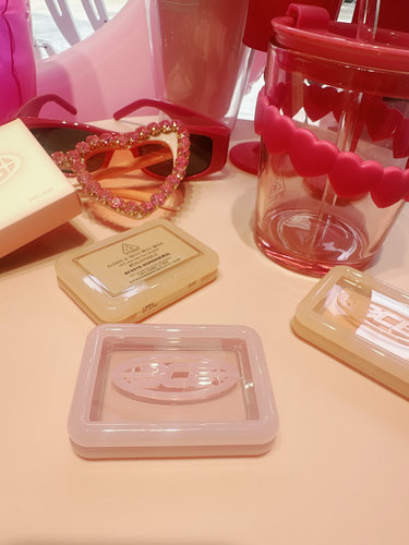 实体店发货3CE单色腮红方块新款THE MOTION奶杏色MONO PINK裸粉色