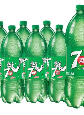 百事可乐七喜汽水碳酸饮料 2Lx6瓶装整箱生日家用聚餐婚宴